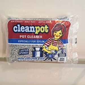 NIP- Vintage Clean Pot Luster Sponge, Circa 1980s.